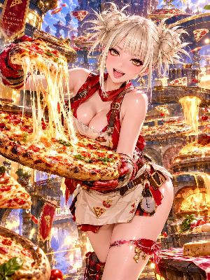 Himiちゃん🧡第4層フードコートダンジョン　チーズがとろける幻想ピザ工房