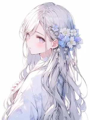 銀髪少女