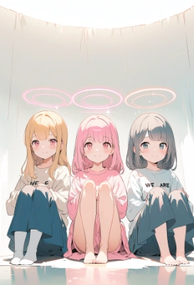 私たちはAIイラストモデルです