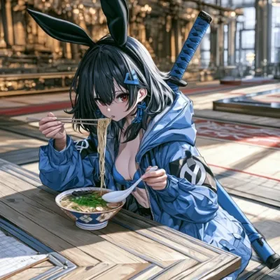 乱火（らび）のラーメン休憩