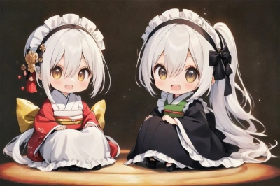 着物メイドちゃん②