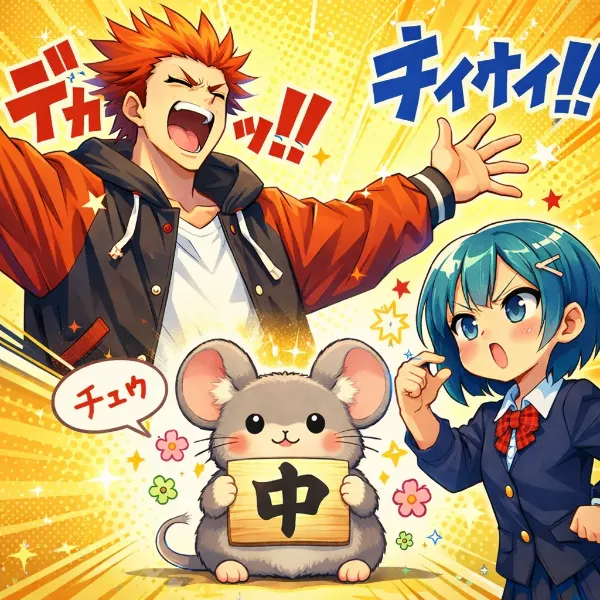 ネズミのくじ引き！ 運命の叫び声