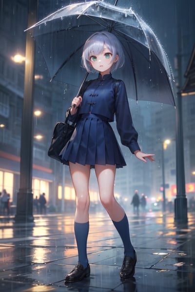 雨の日のうちの娘たち（銀髪ボブのロリテロリスト）