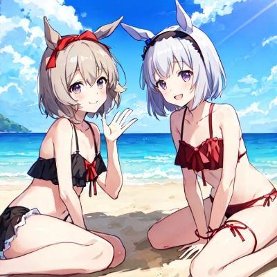 カレンチャンと謎のウマ娘