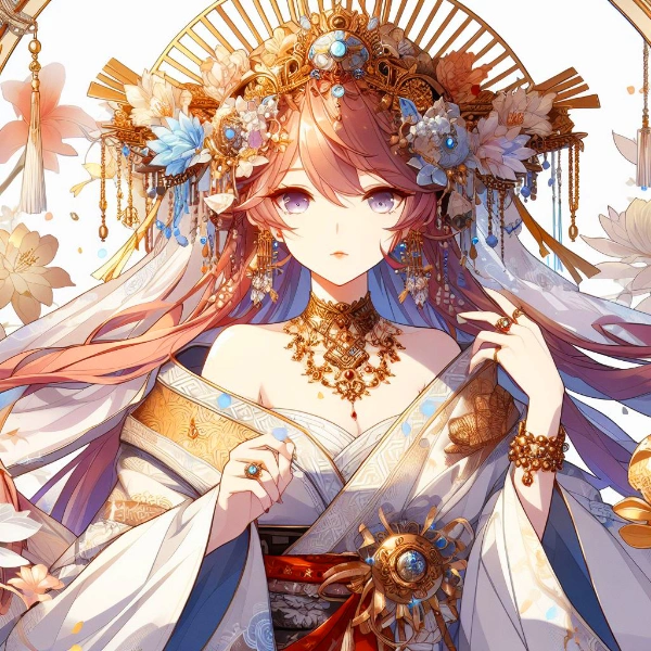 【R15】和風な女性の神様＊その2・DALL-E3に考えてもらったシリーズ(6枚)