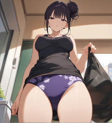 寝ぼけてゴミ出し２
