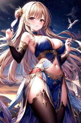 写真で照れる女神様