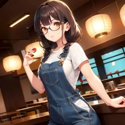 寿司バーにて