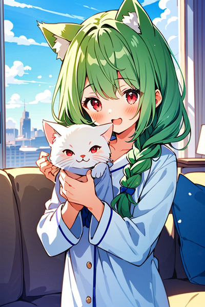 パパにおはようの挨拶