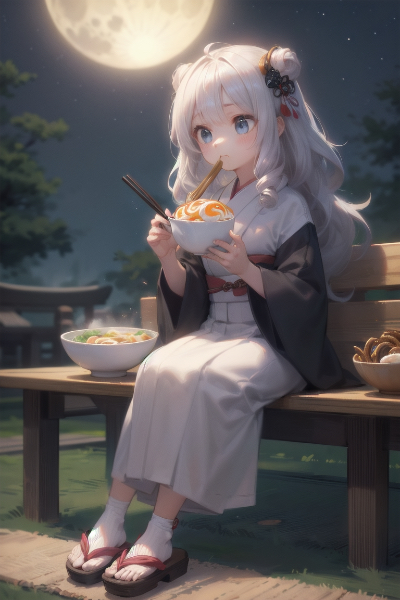 うどん娘（月見）