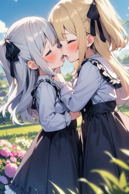 11月21日の百合キスイラスト その2