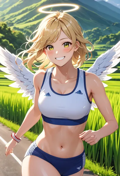 王女さま 夏の朝のジョギング！