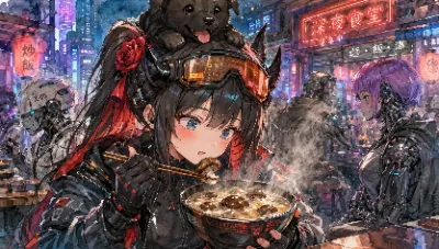 サイバーパンクきのこスープ