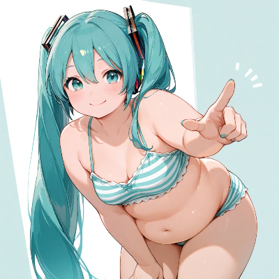 もちミクと薄細ずんだもん