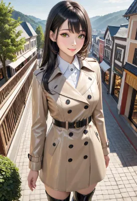 【参照生成用】トレンチコート