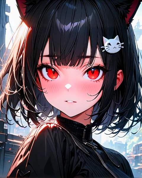 「猫型ヘアピン」😸