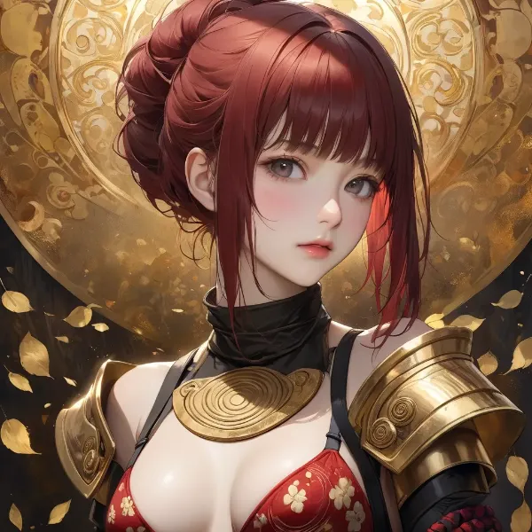 黄金の紅髪戦姫