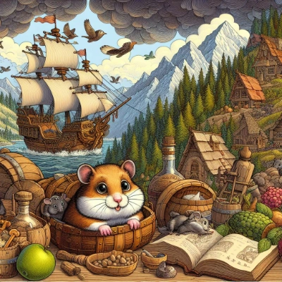 木造帆船のサムネイル