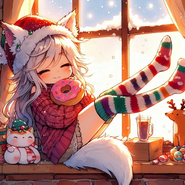 おひげのオジサンまだかなぁ〜🧦