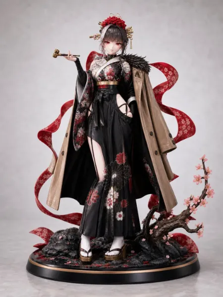 勝利の女神NIKKE:サクラ フィギュア風イラスト