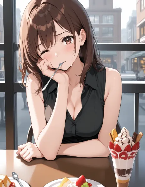 虫歯の痛みで涙ぐむ