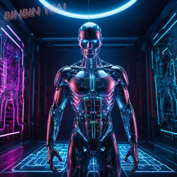 AIがイメージした「電脳空間」！SDXL