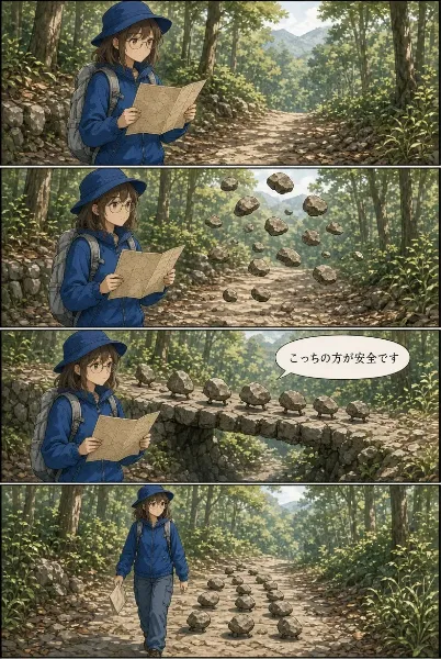 山の神様の導き？