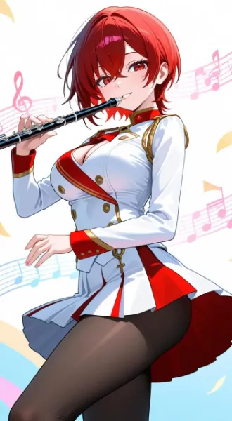 女子高生はクラリネットに覚醒する………♡   (霧島 紅葉)