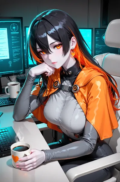 オレンジの影、デジタル迷宮の番人