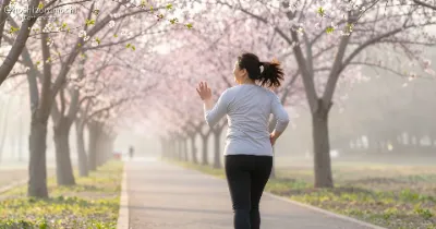 桜並木を走る！春の風が気持ちいい🌸