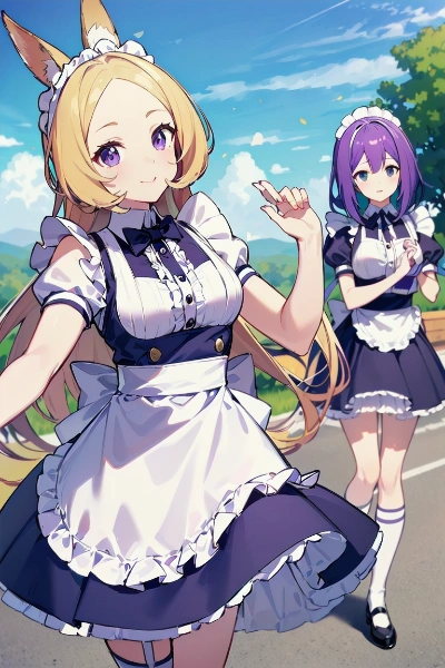 オデコを見せるナリタ