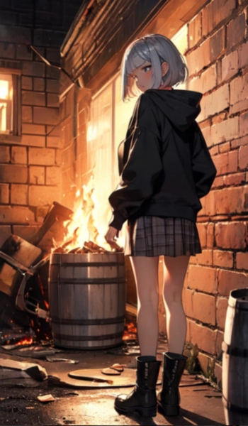路地裏のあかり