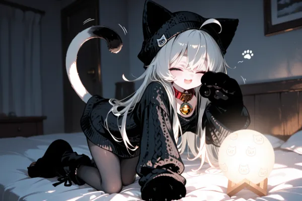 お題「ニット帽」なのﾆｬ