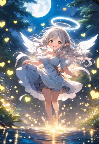 夜に映える妖精姫(◉ω◉)