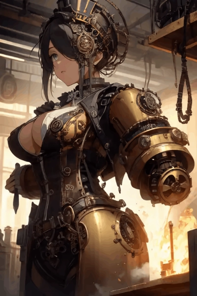 スチームパンクなキャラクター