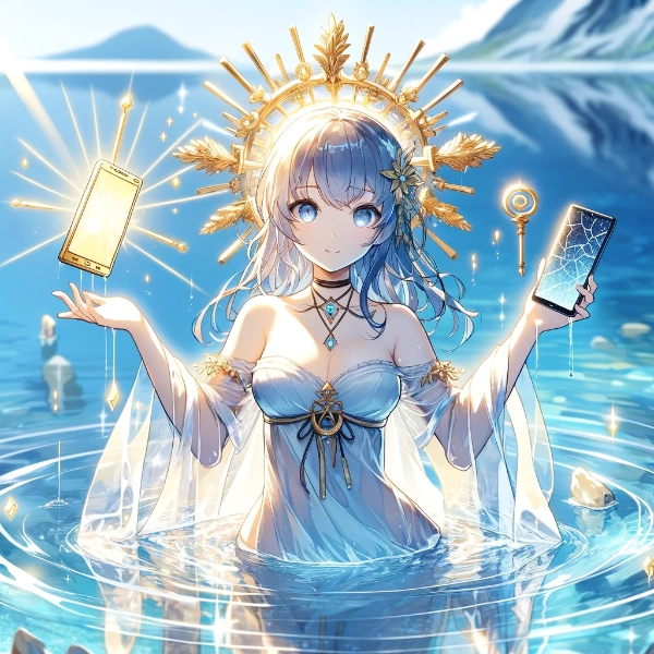 スマホを湖に落としてしまったっ！