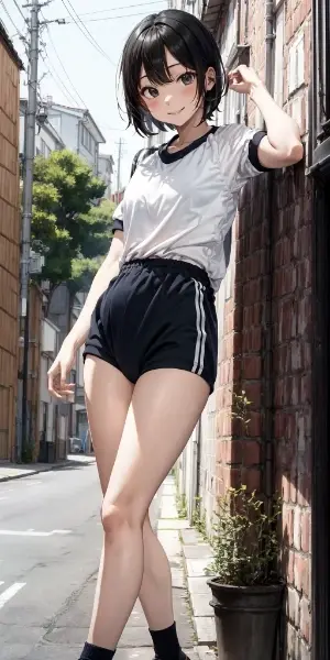 体操服の女の子