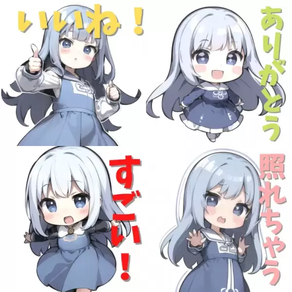 うちの子スタンプ第一弾