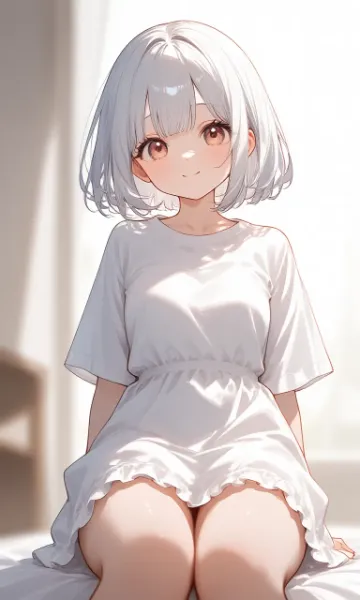 少女の朝の秘密