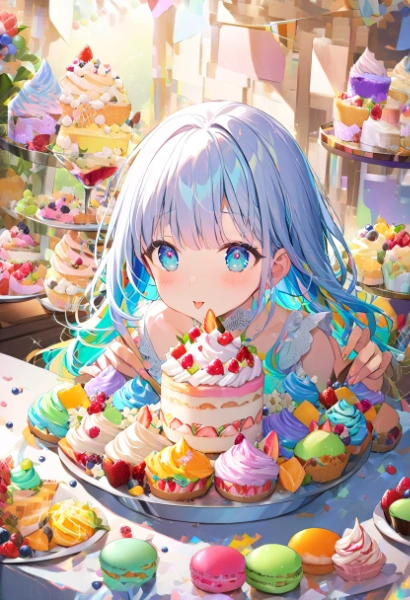 「キラキラなケーキ🍰がいっぱい。。！！！」