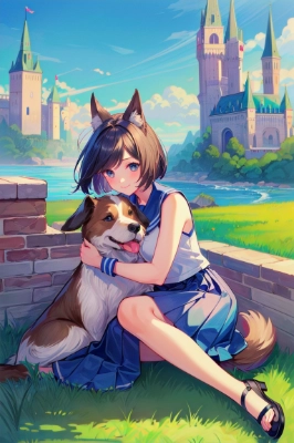 犬娘とワンコ
