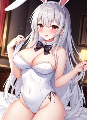 バニーコスをしてくれた彼女