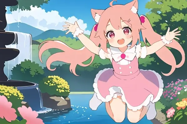 ジャンプネコミミちゃん