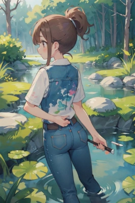 絵描きのお姉さん