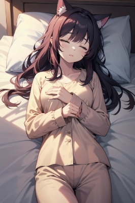 お寝坊さん