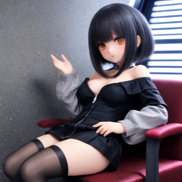 黒髪少女のクールな誘惑