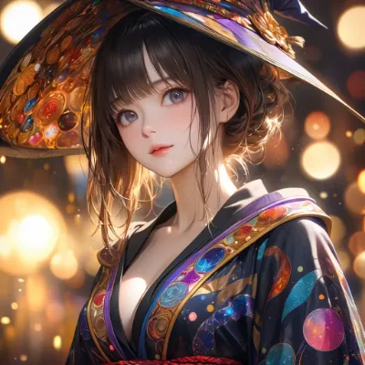 宝石に輝く魔女