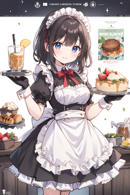 あのカフェのリーフレット