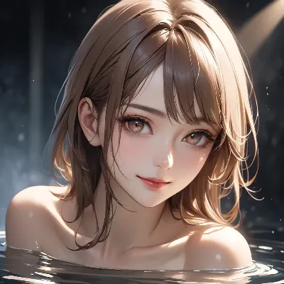 湯船に浮かぶ穏やかな視線