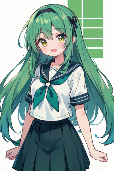 東北の枝豆好き少女風カチューシャ少女＋80年代ヒロイン風∔設定画風